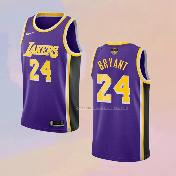 Maglia Los Angeles Lakers Kobe Bryant NO 24 Statement 2021-22 Viola